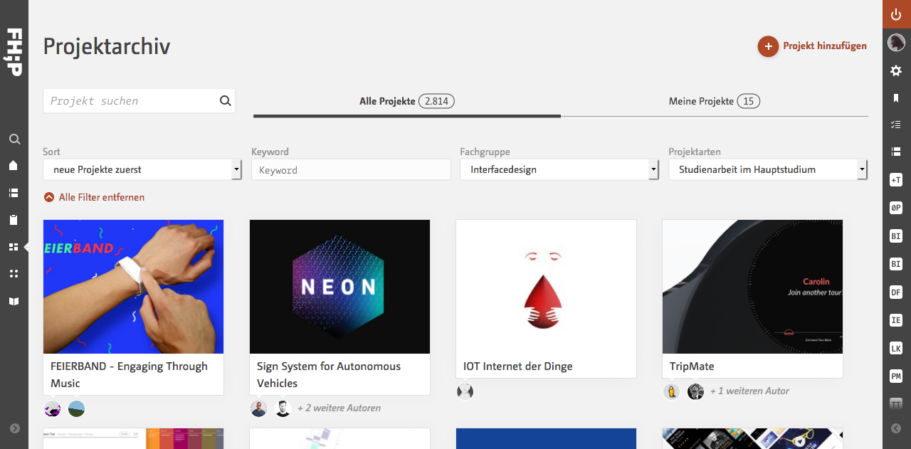 project-screen